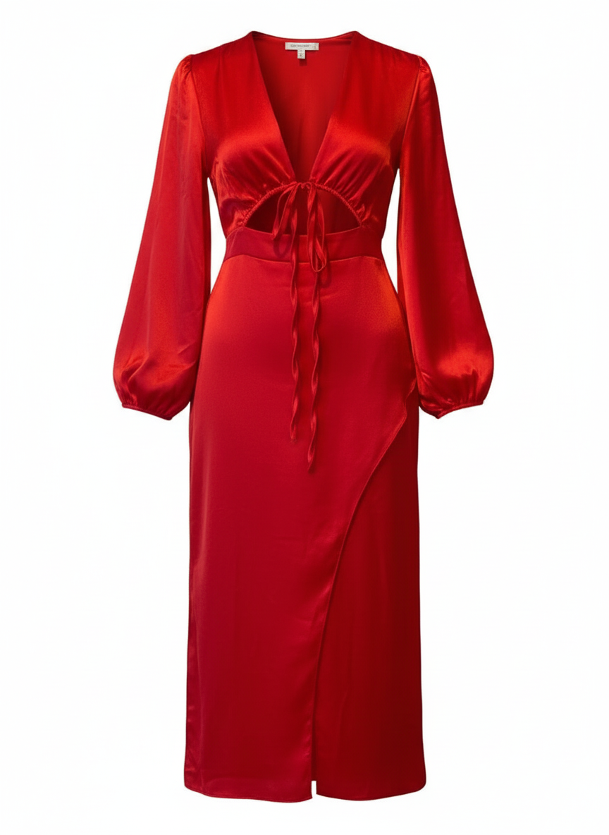 VESTIDO CORTO ROJO 51039