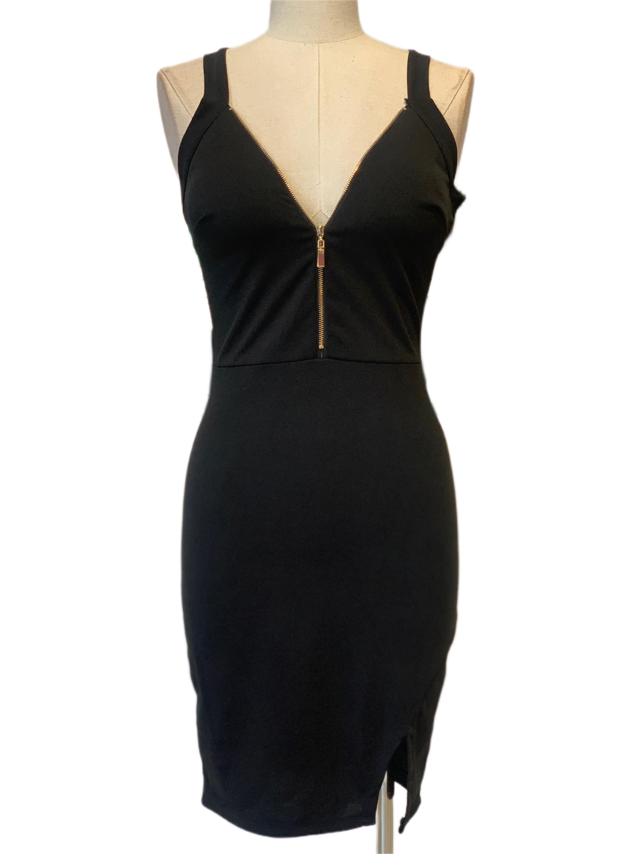 VESTIDO CORTO NEGRO 23590