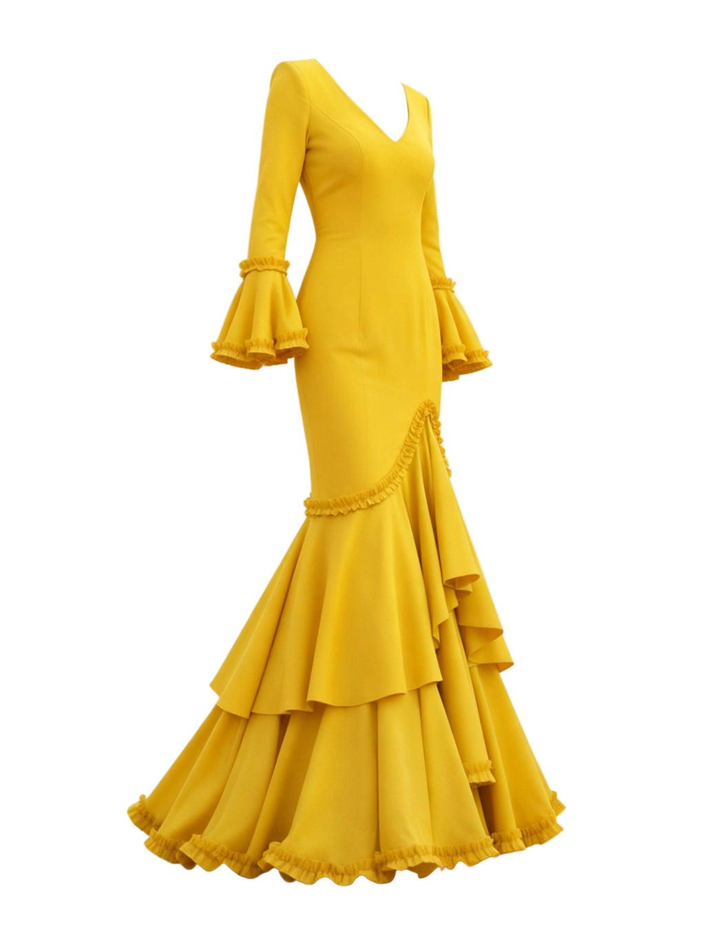 TRAJE FLAMENCA AMARILLO EMMA WU DESIGN X FLAMENCA EM229