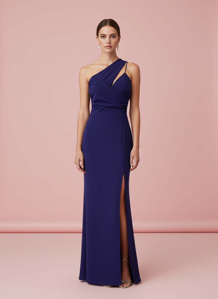 VESTIDO LARGO MORADO 22818