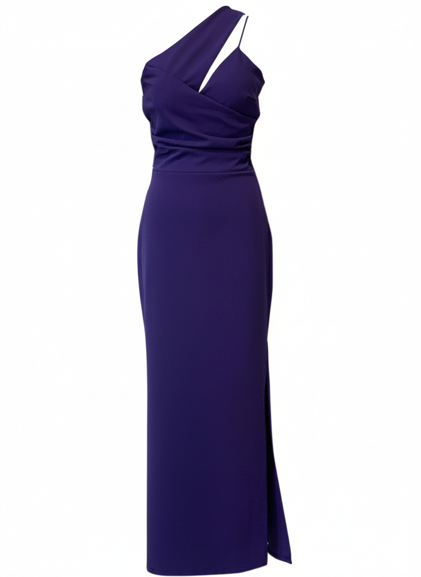 VESTIDO LARGO MORADO 22818