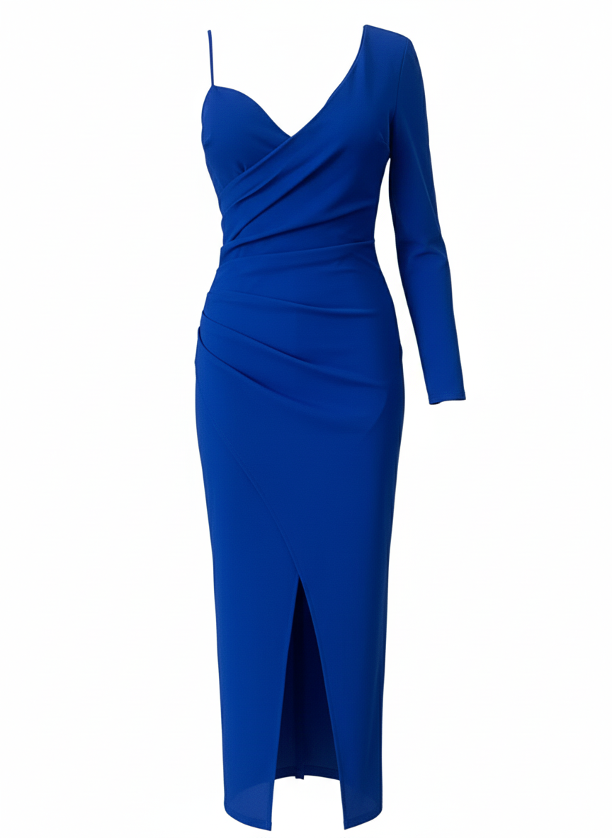 VESTIDO CORTO AZUL ELECTRICO 20692