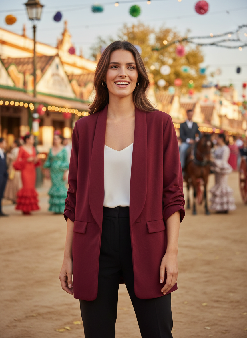 BURGUNDY JACKET 9331