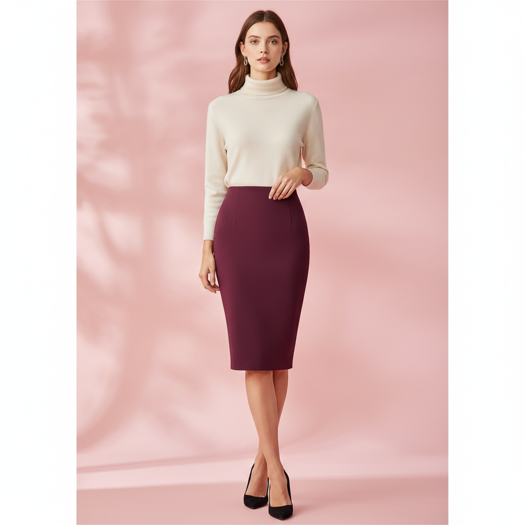 FALDA TUBO BERENJENA 3198