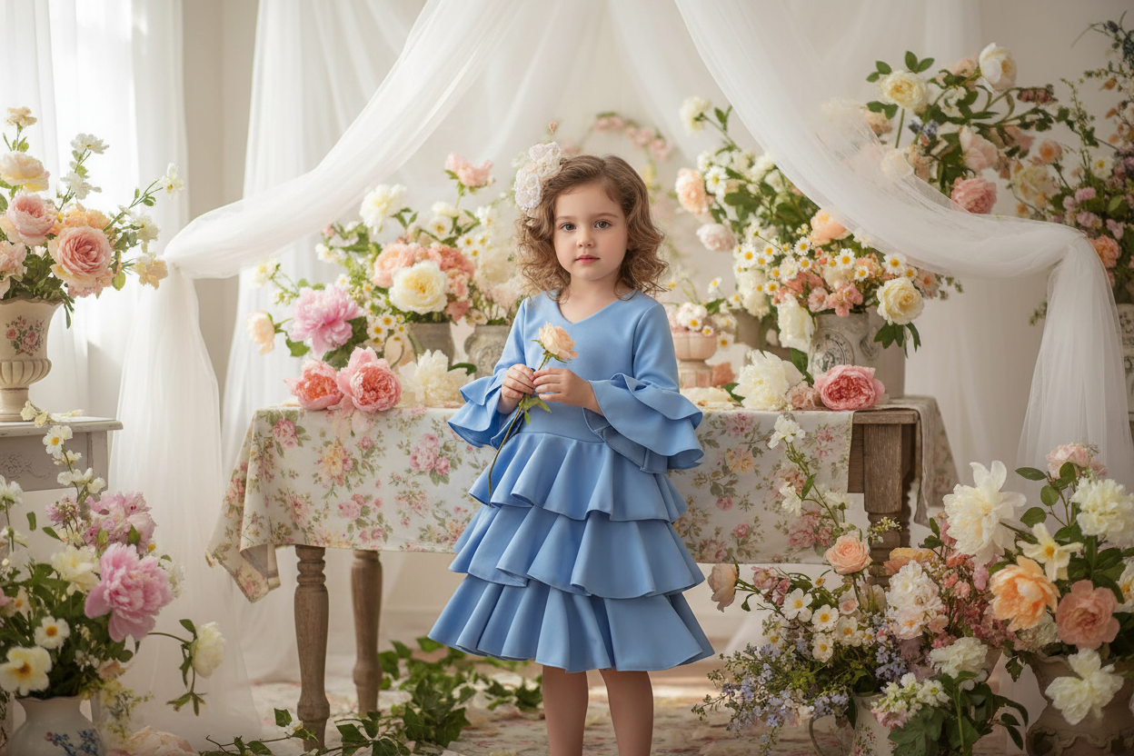 Girl's flamenco dress - 221120-1
