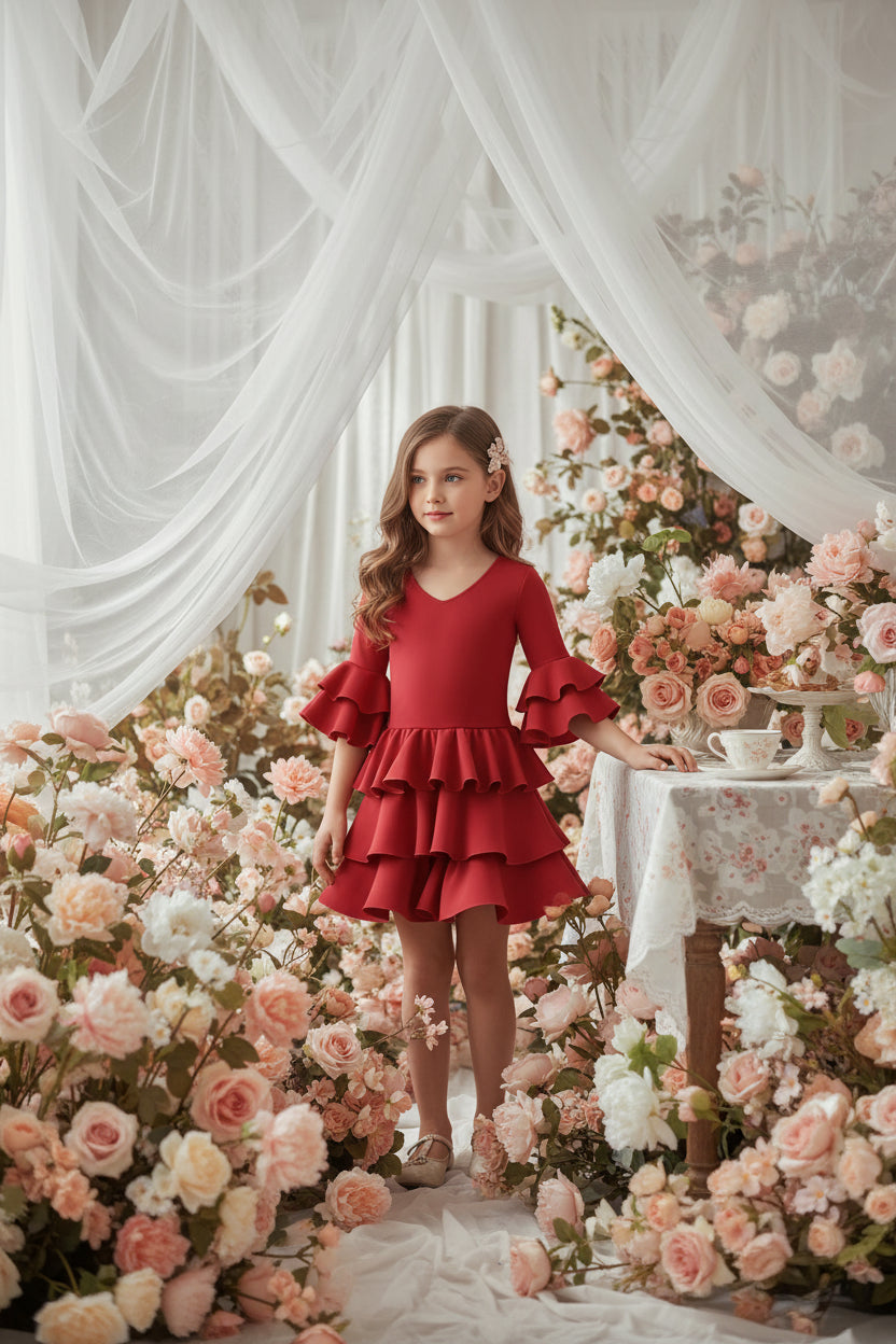 Girl's flamenco dress - 221120-1