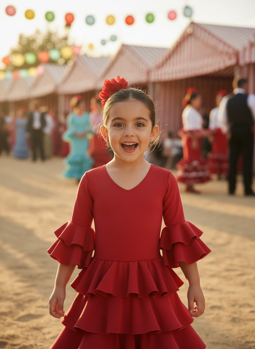 Girl's flamenco dress - 221120-1