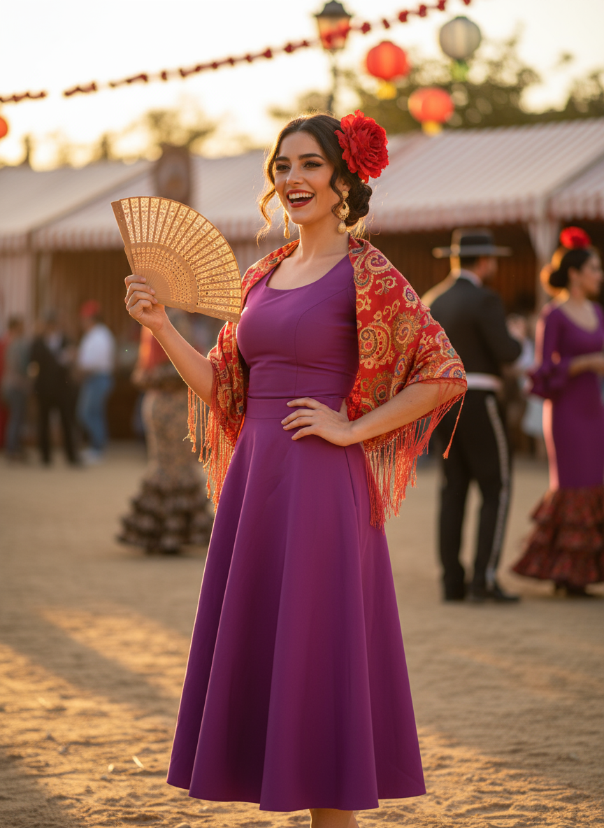 FALDA MIDI BUGANVILLA 3848