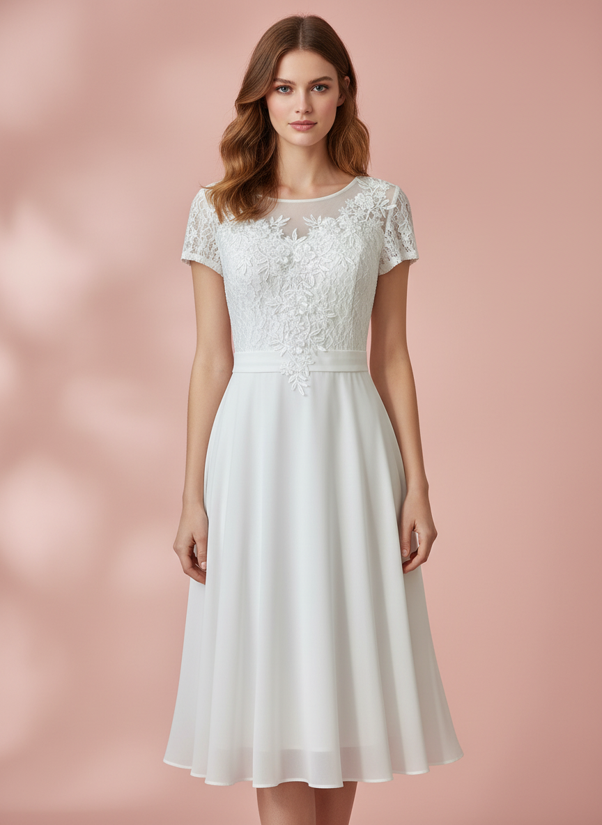 VESTIDO CORTO BLANCO 0736