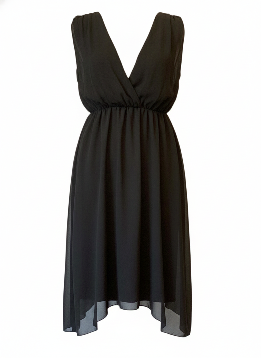 VESTIDO CORTO NEGRO 3873