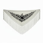 Mantoncillo MT24A-03 BLANCO NEGRO