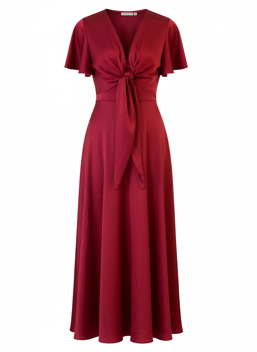 VESTIDO CORTO ROJO INDIO 51022