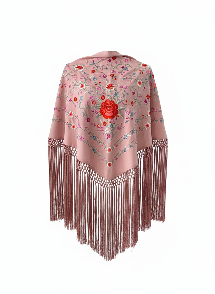 MANTÓN MT8  ROSA BEBE CON COLOR