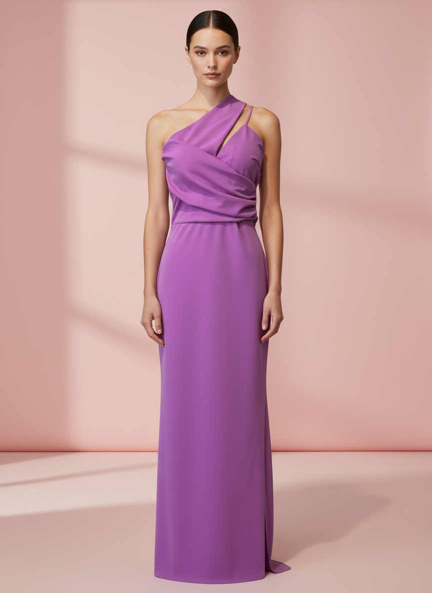 LONG DRESS LILAC MAUVE 22818