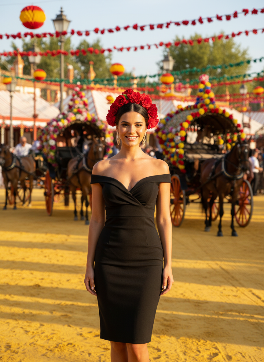 SHORT BLACK DRESS 9003