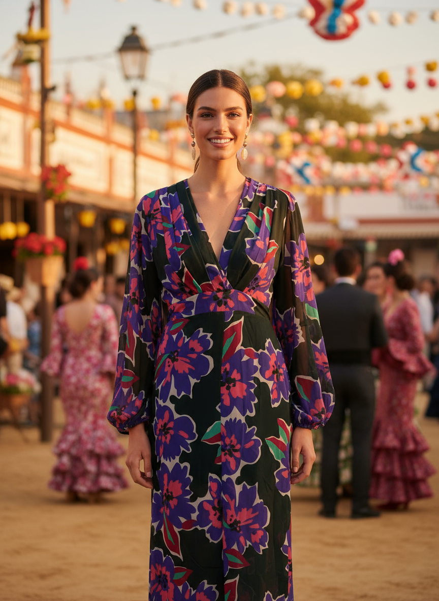 VESTIDO CORTO VERDE BOTELLA 51063