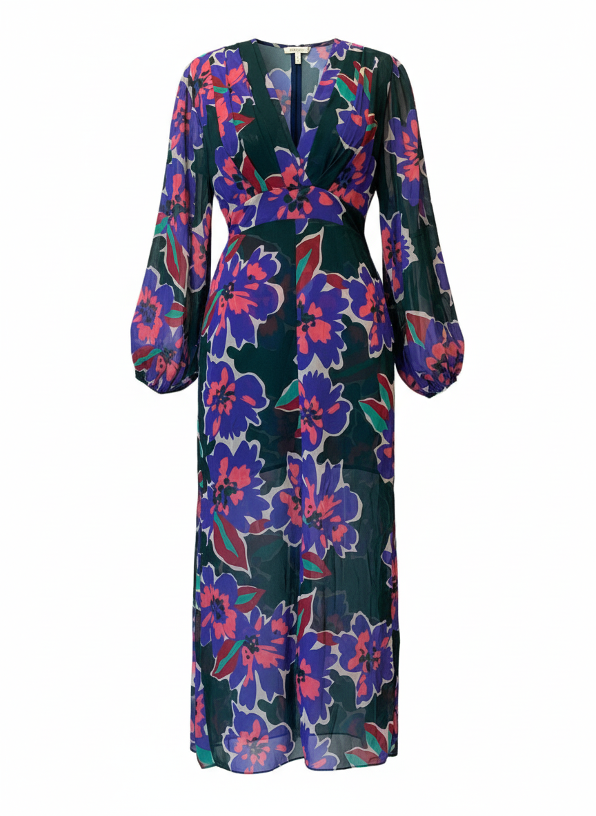 VESTIDO CORTO VERDE BOTELLA 51063