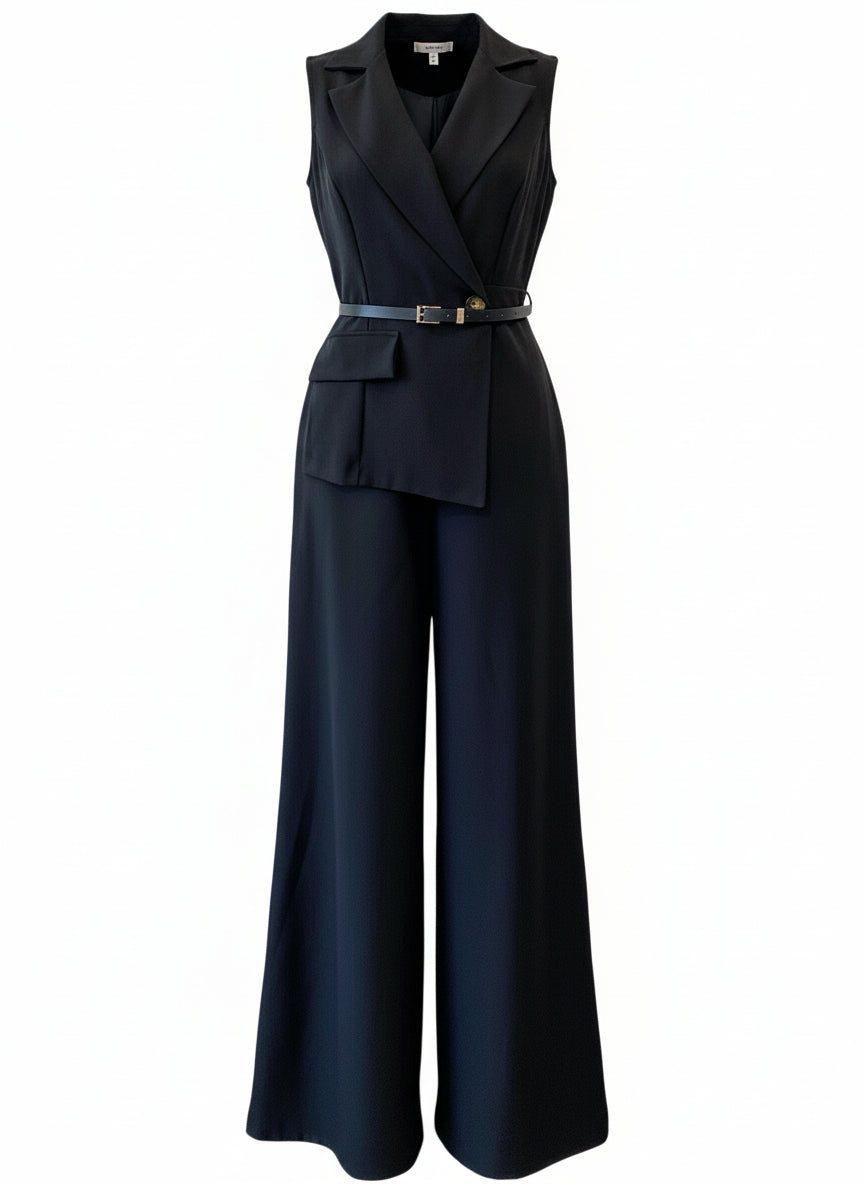LONG BLACK JUMPSUIT 6238