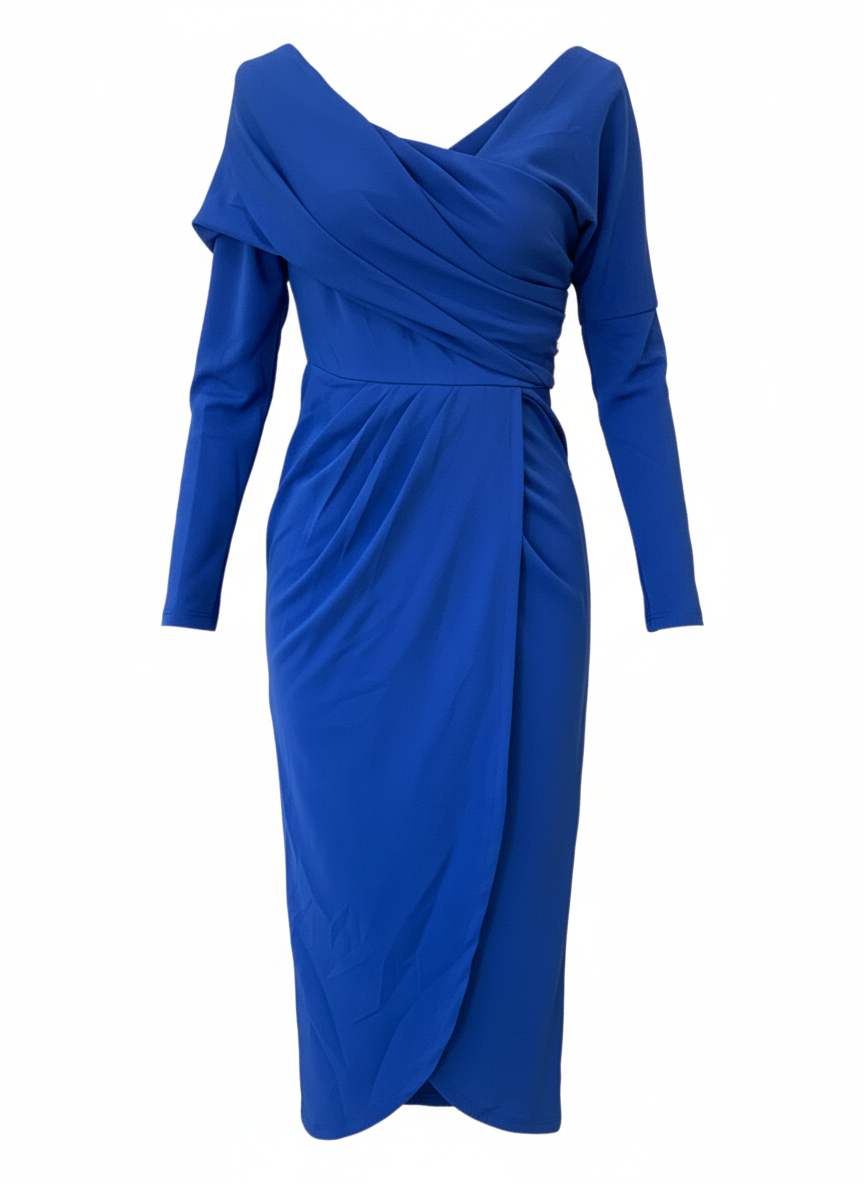 VESTIDO CORTO AZUL 21174