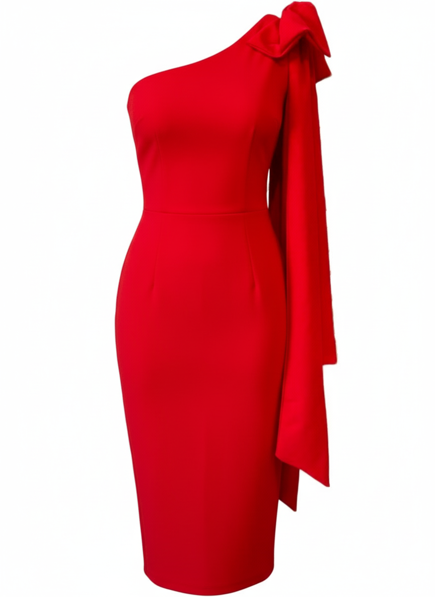 SHORT RED DRESS 23118