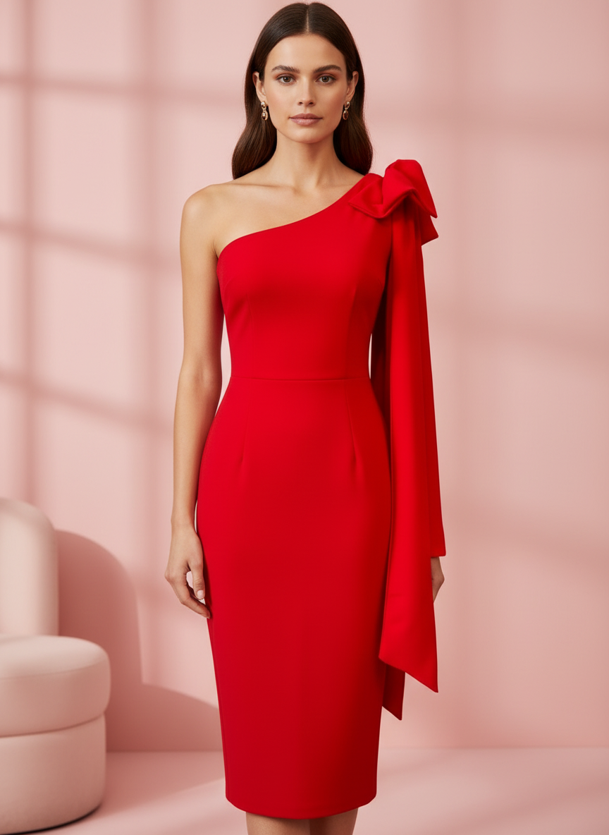 VESTIDO CORTO ROJO 23118