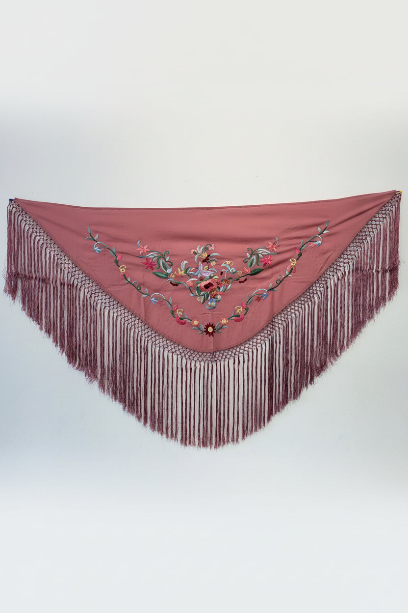 Mantoncillo Triangular 150cm mt22a-04rosabebeconcolor