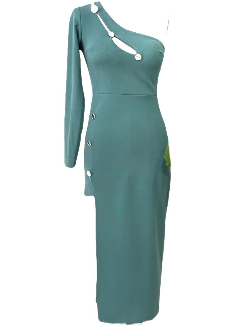 VESTIDO CORTO VERDE LAGO 22023