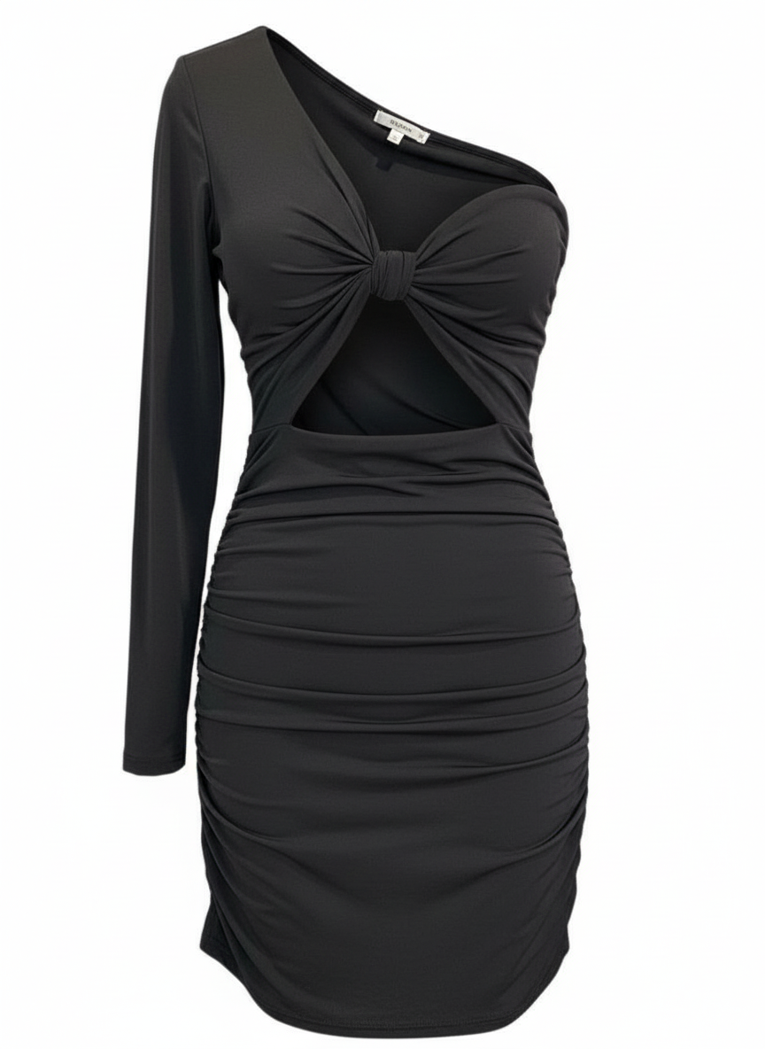 VESTIDO CORTO NEGRO 25476