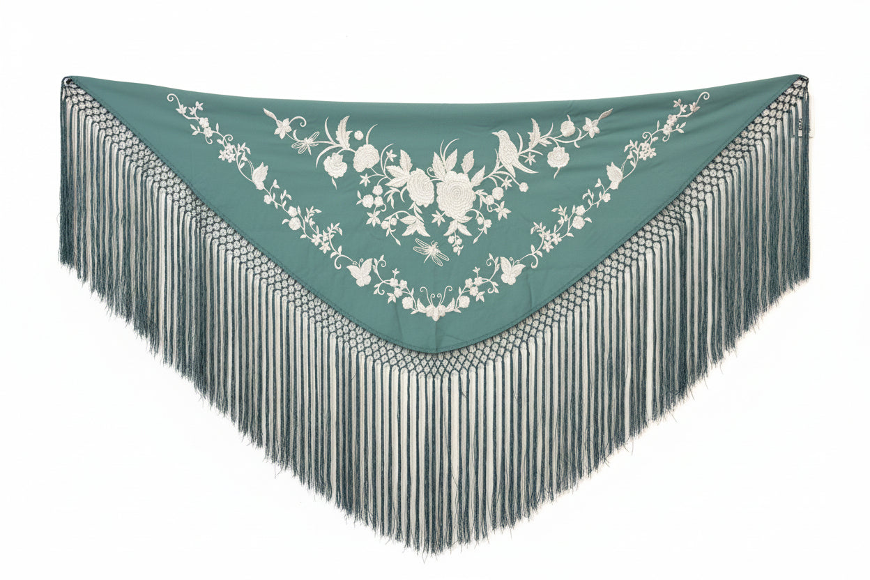 Mantoncillo Triangular 150cm mt23a-09verdementa