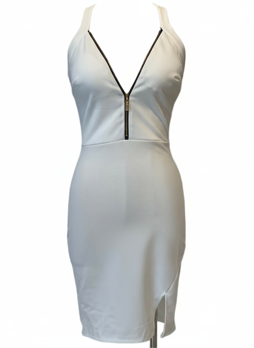 VESTIDO CORTO BLANCO 23590