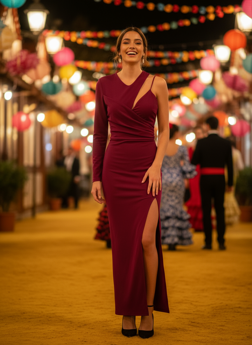 VESTIDO LARGO BUGANVILLA 23022