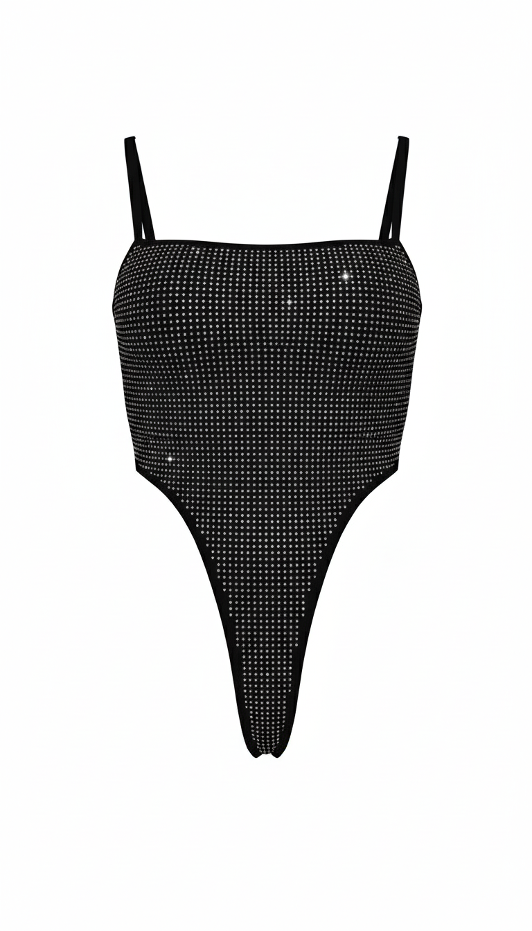 Body Negro Elegante WH-2009 EMMA WU DESIGN