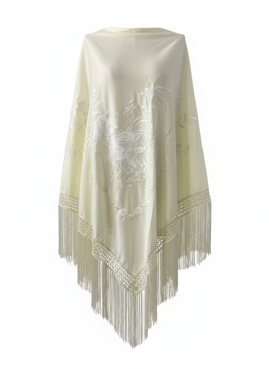 MANTÓN BLANCO ROTO MT180-91