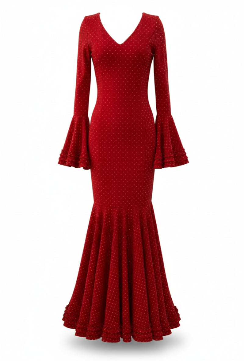 TRAJE FLAMENCA ROJO EMMA WU DESIGN X FLAMENCA EM252