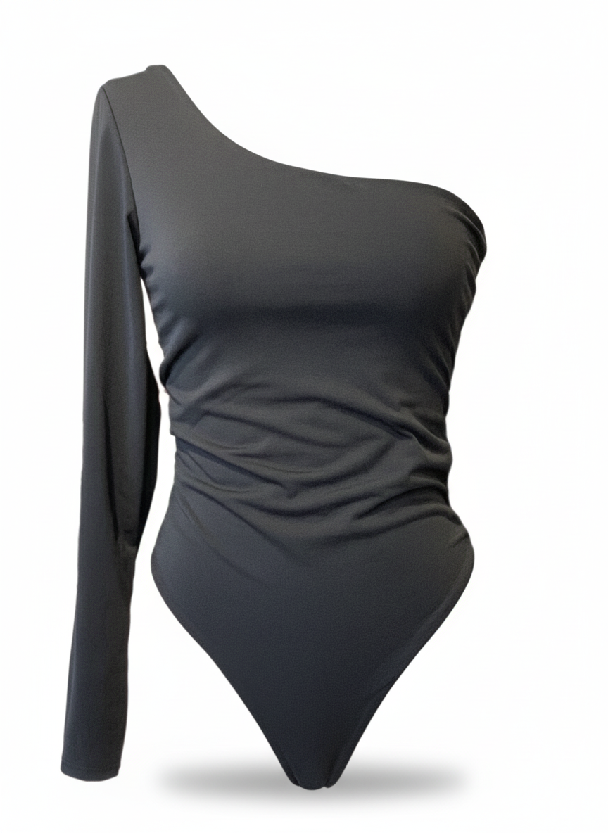 BODY ASIMÉTRICA - NEGRO - 4799