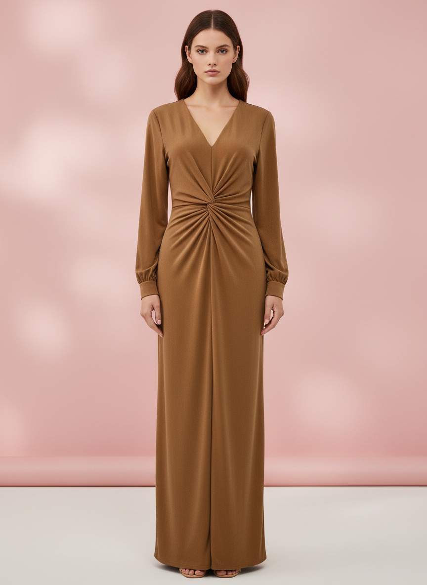 Vestido Largo Maquillaje 5046 | EMMA WU DESIGN