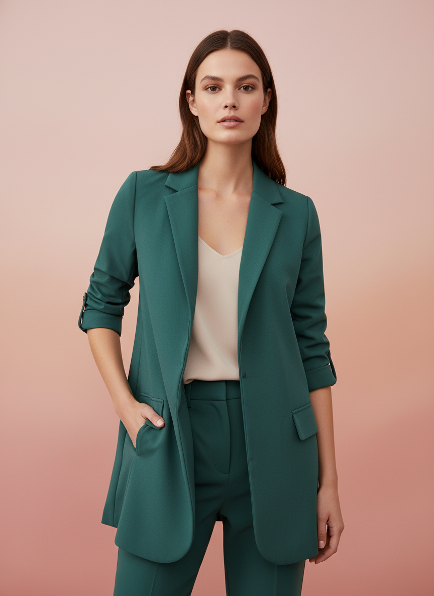 CHAQUETA VERDE BOTELLA 3080