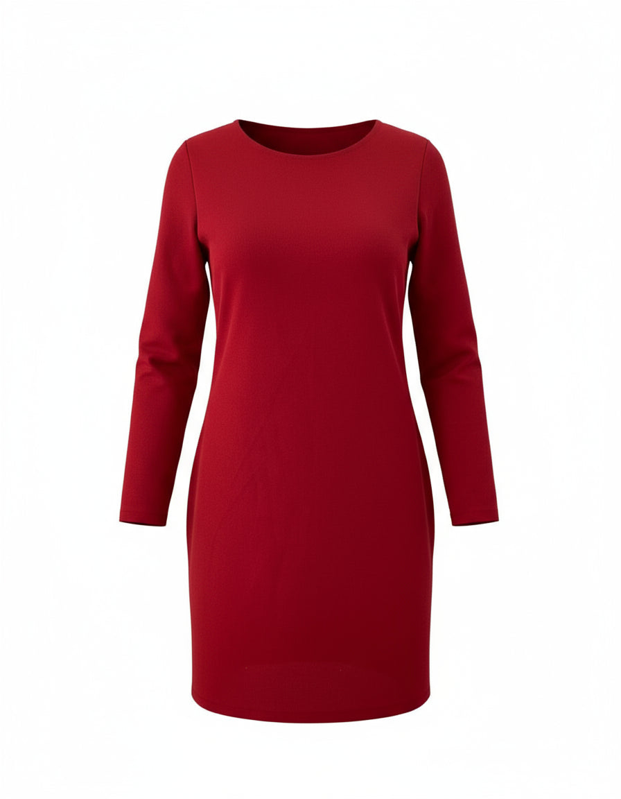 VESTIDO CORTO ROJO 3305