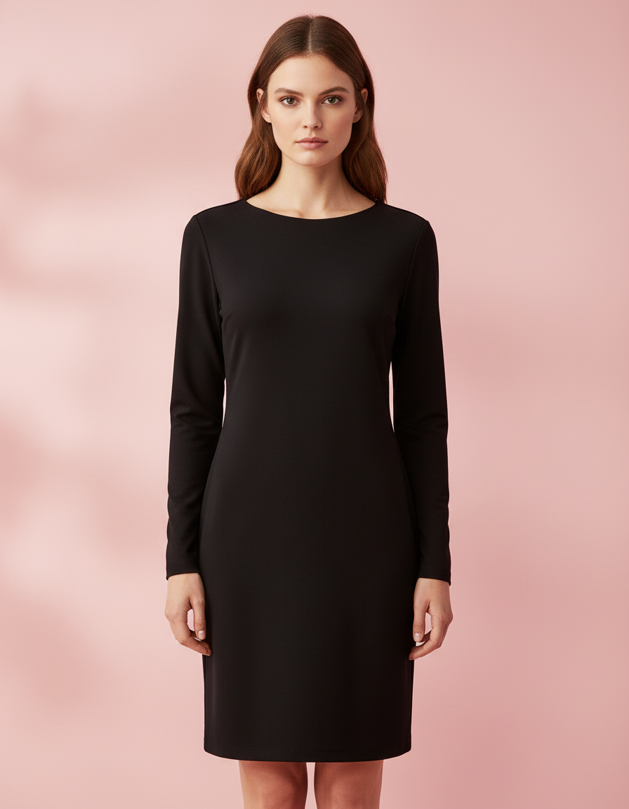 SHORT BLACK DRESS 3305