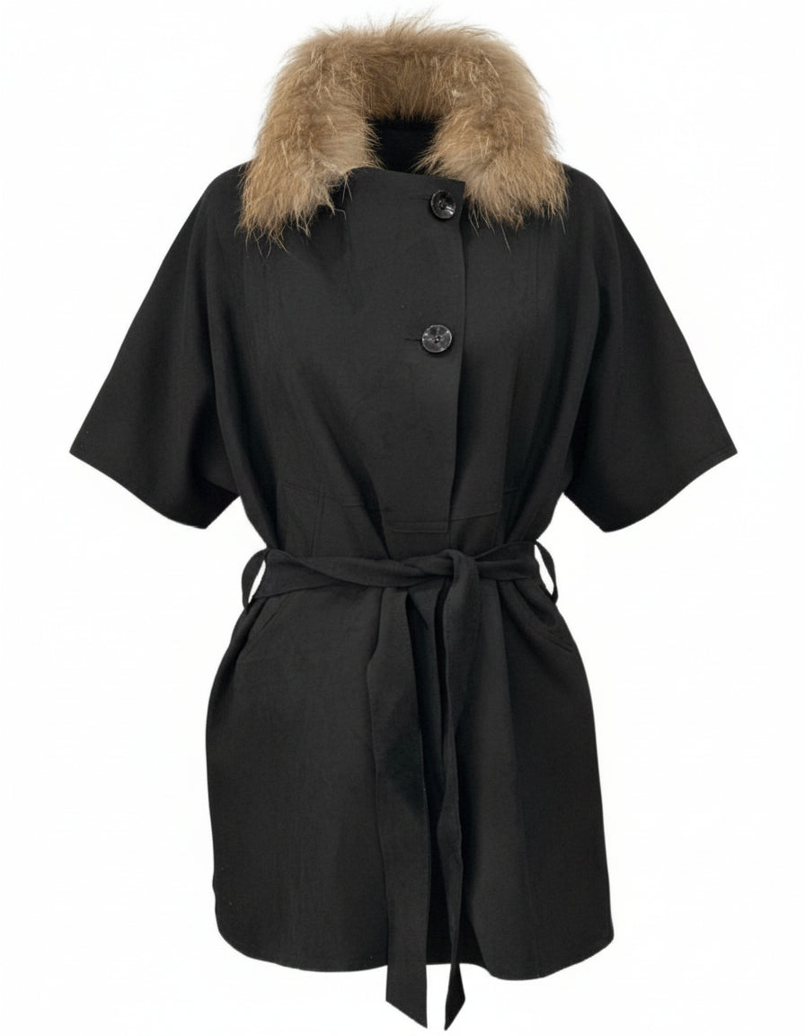 BLACK SUEDE JACKET 8055