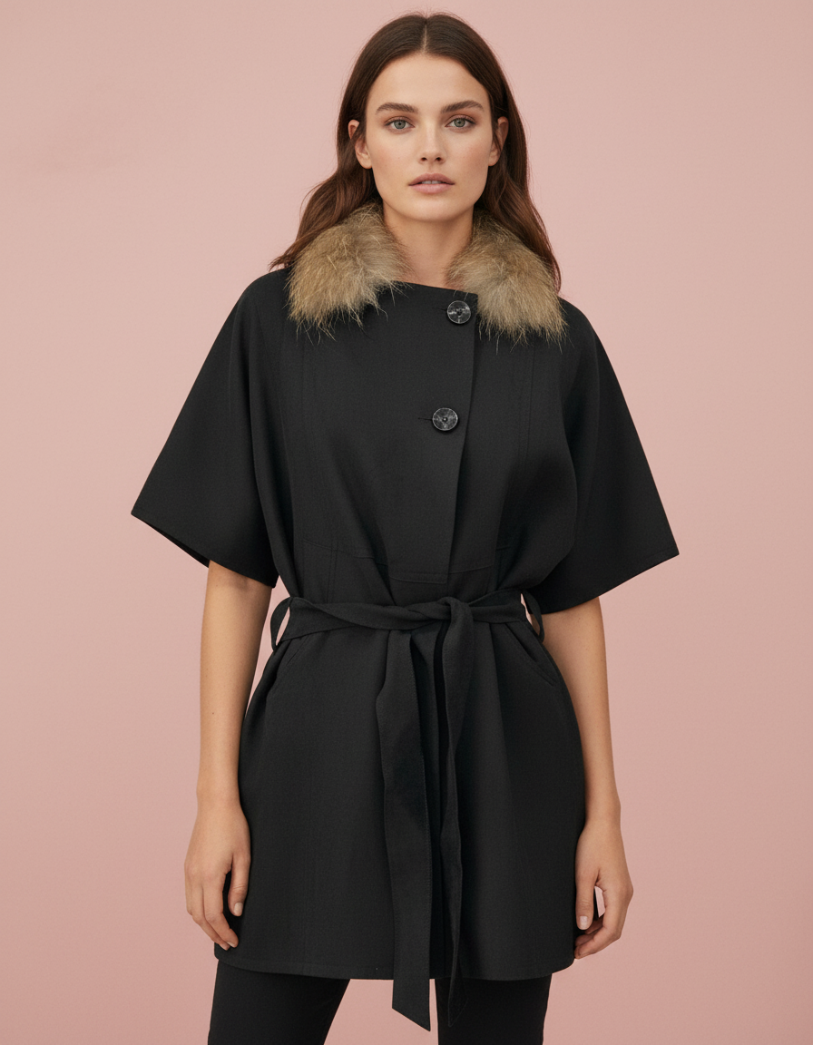 BLACK SUEDE JACKET 8055