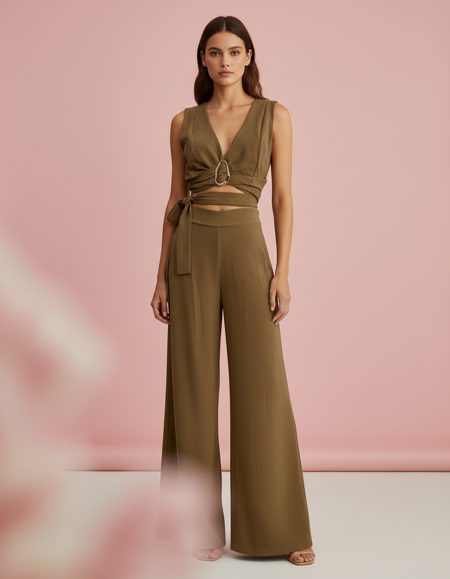 CONJUNTO MARRÓN 6296