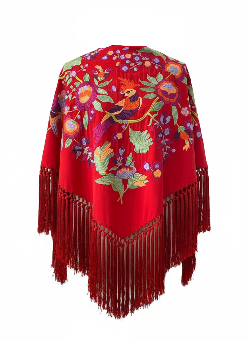 Mantoncillo Triangular Rojo con Color 150cm | Ref. MT5