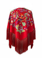 Mantoncillo Triangular Rojo con Color 150cm | Ref. MT5