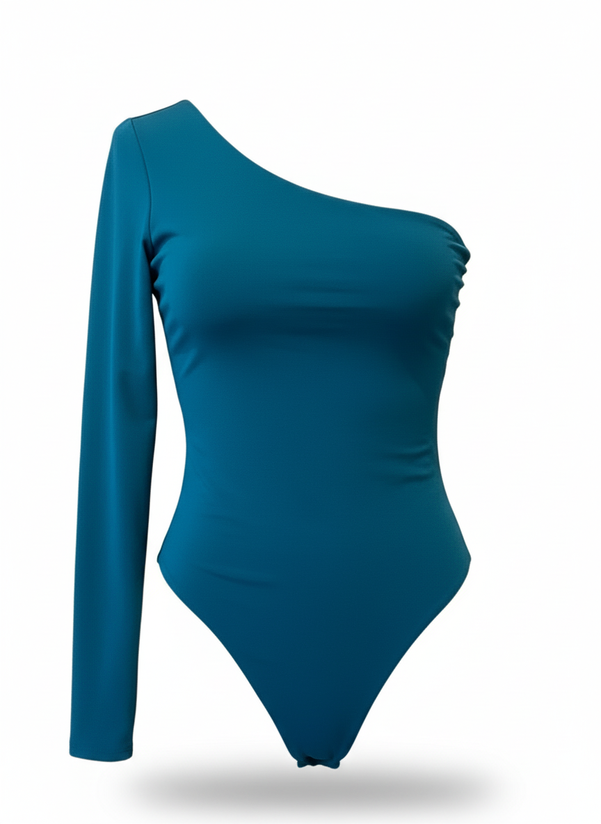 BODY ASIMÉTRICA AZUL PETRÓLEO 4799