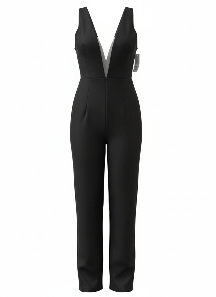 LONG BLACK JUMPSUIT 7765