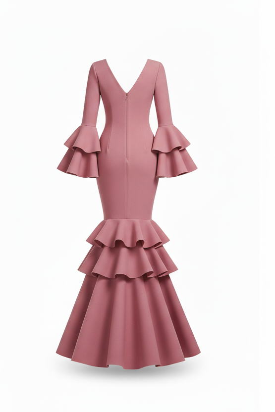 Baby Pink Flamenco Dress - Sweetness and Elegance | Ref. 21041