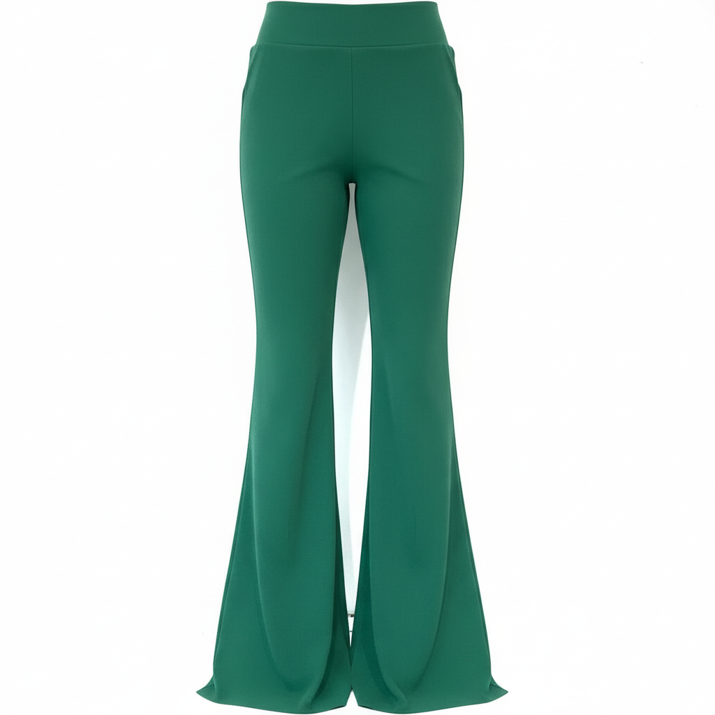 PANTALÓN CAMPANA VERDE 9182