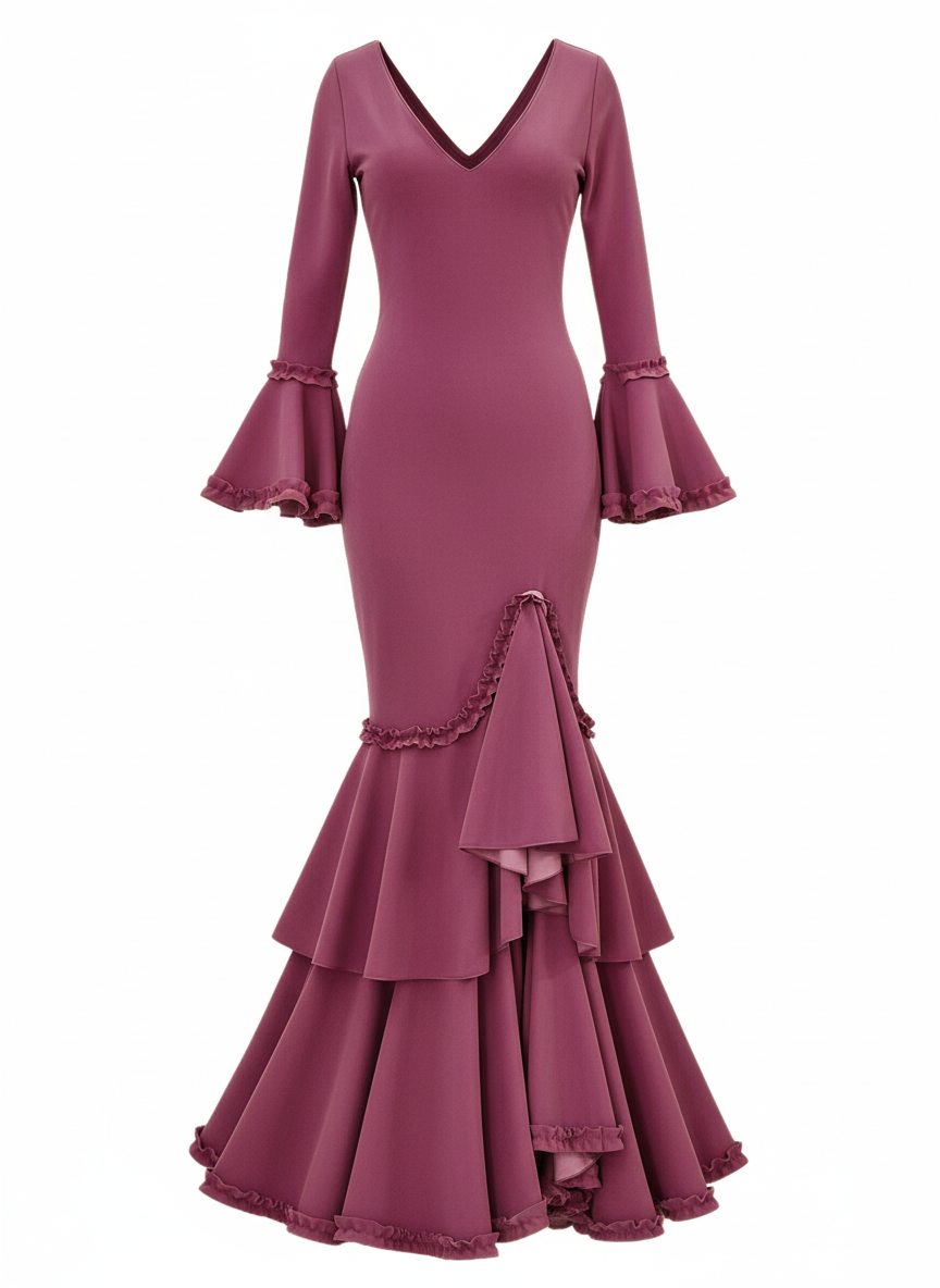 Traje flamenco EMMA WU DESIGN de licra