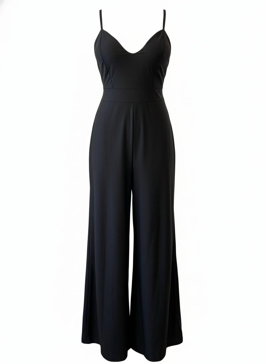 MONO LARGO ELÁSTICO BRILLANTE NEGRO 5472